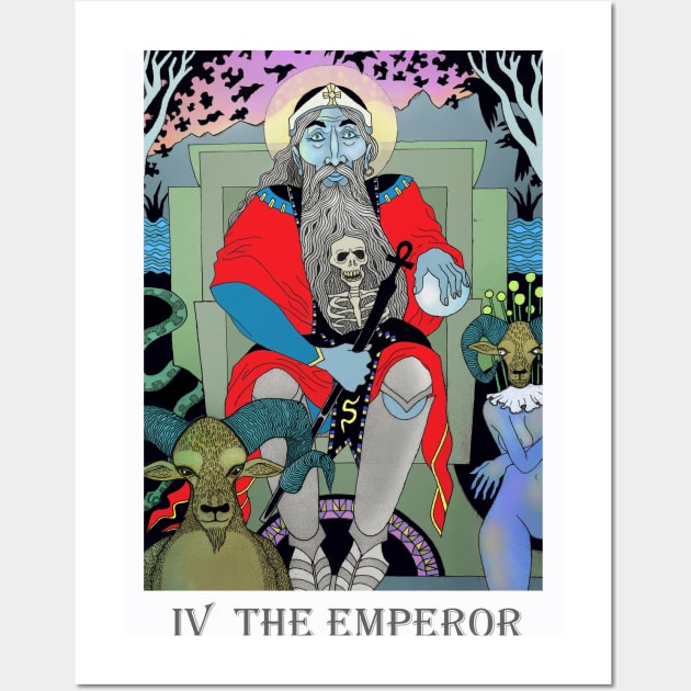 Tarot The Emperor Wall Art by christoph